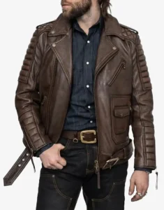 rust brown leather jackets for boys