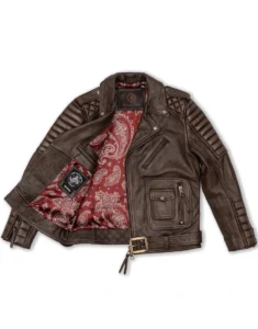 Belvedere Rust Brown bomber Jacket for Men