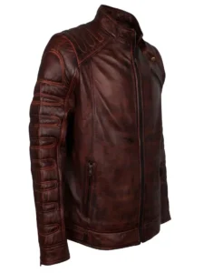 motorcycle genuine leather jacket