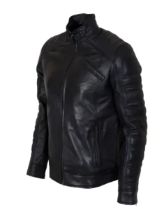 black motorcycle jacket