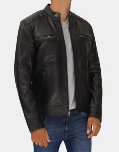 black cafe leather jackets