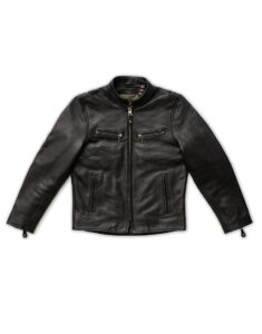 daytona men black biker jacket