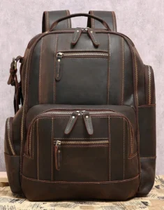 Standard Leather Bag with Multiple Compartments for female