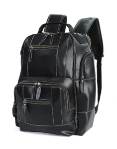 Leather Bag with Multiple Compartments for men