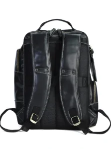 Leather Bag with Multiple Compartments for women