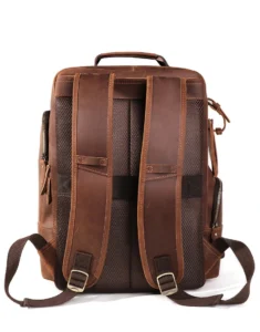 Leather Bag with Multiple Compartments by GL for boys