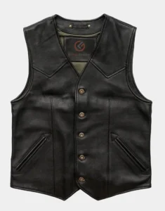 GL's High Noon Leather Vest for male