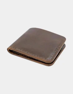 Gloss Leather’s Bronco Handcrafted Wallet in brown