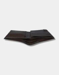 V-shaped Brown and Mustard Wallet