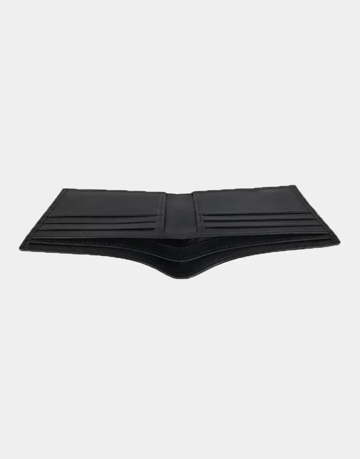Gloss leather's Deft Black & Red Wallet for men