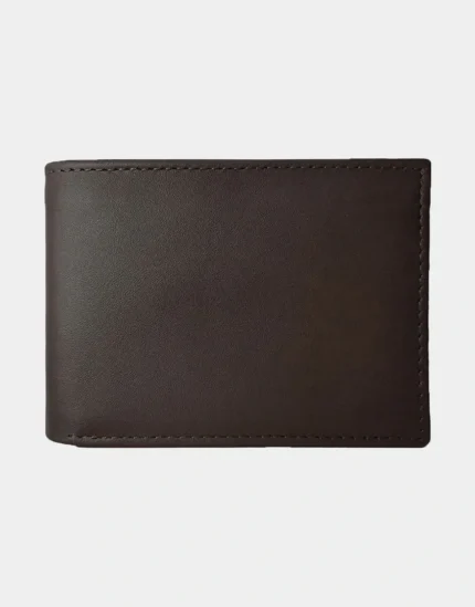 Gloss Leather’s Elegant Tiny Brown Wallet for men