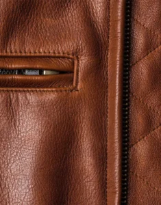 Classic Brown Leather Jacket for Men