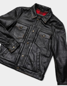 rugged coffee motorcycle jacket for boys