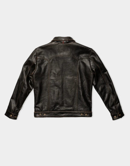 rugged coffee motorbike jacket