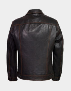 Elvis Men Black Antique Denim Jacket