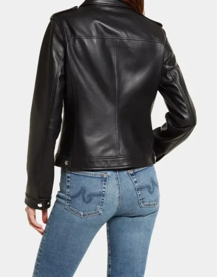 women leather jacket