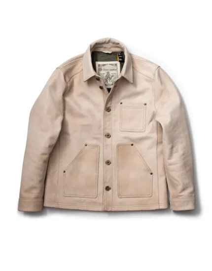 Natural Field Leather Jacket