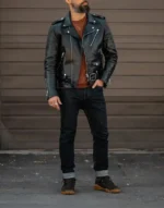 Tombstone Black Leather Jacket