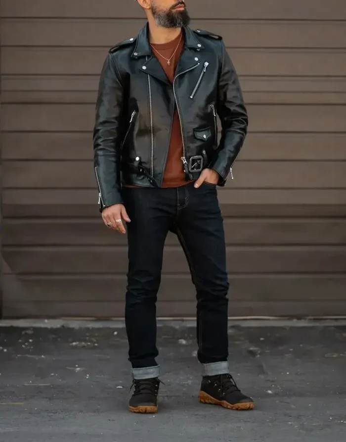 Tombstone Black Leather Jacket