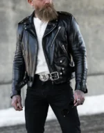Tombstone Black Leather Jacket
