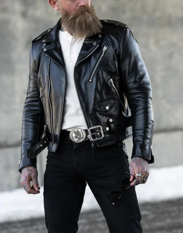 Tombstone Black Leather Jacket