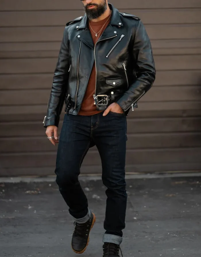 Tombstone Black Leather Jacket