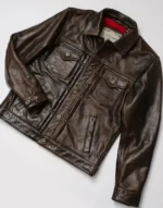 Men Brown Leather jacket