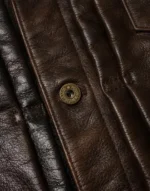Men Brown Leather jacket