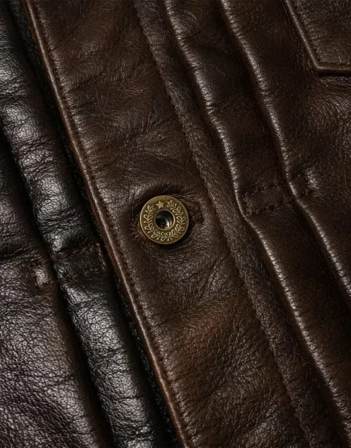 Men Brown Leather jacket