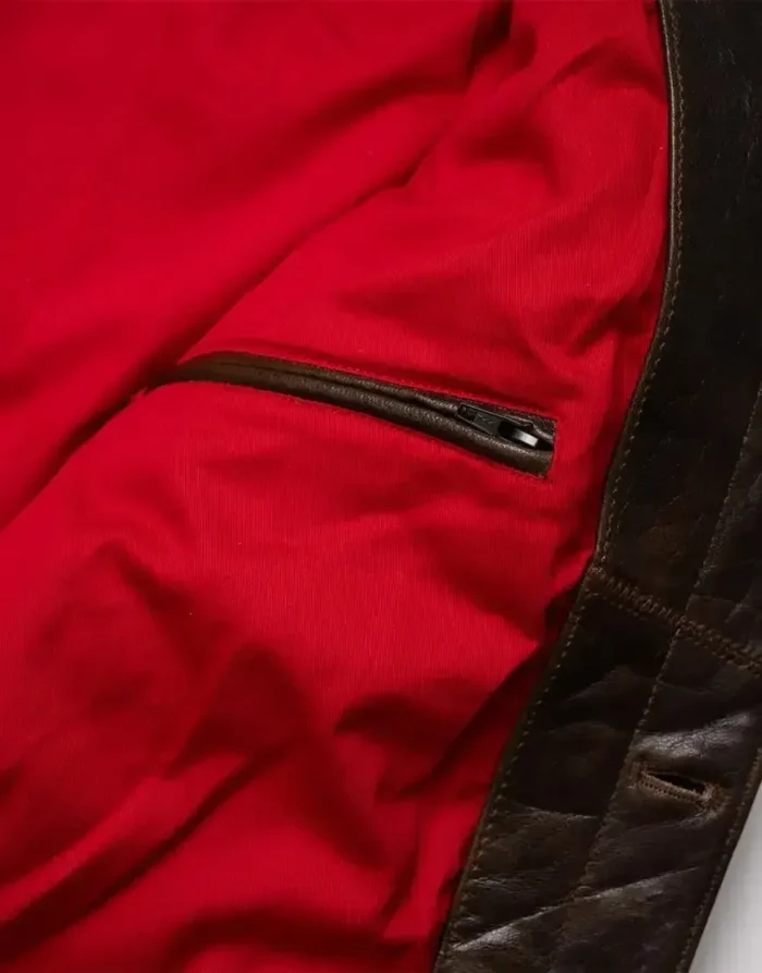 Men Brown Leather jacket