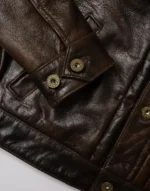 Men Brown Leather jacket