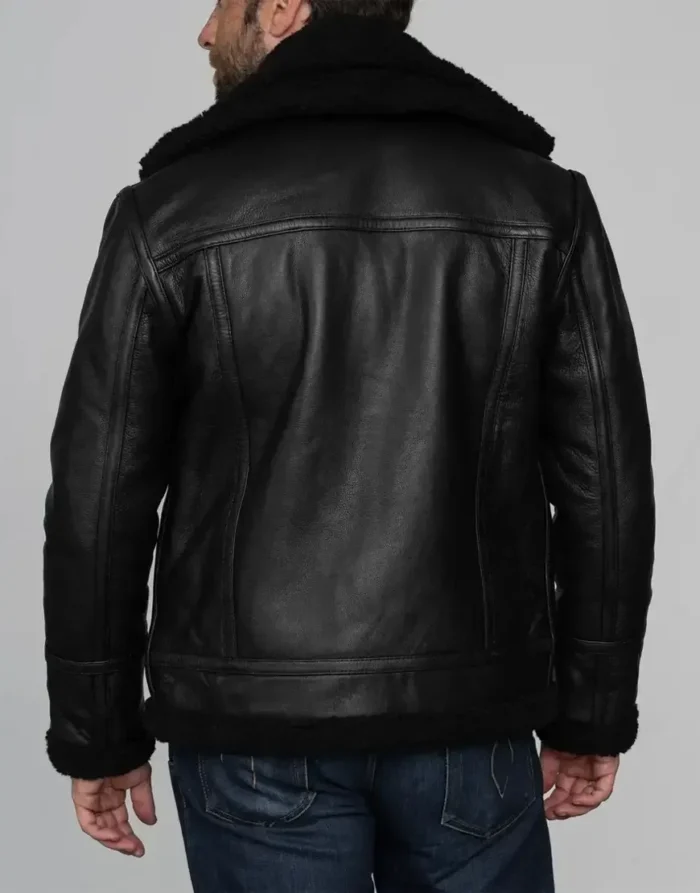 Grimshaw Black Leather Jacket