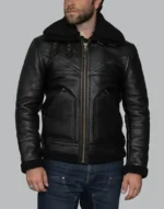Grimshaw Black Leather Jacket