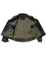 Nova Double Rider Black Leather Jacket