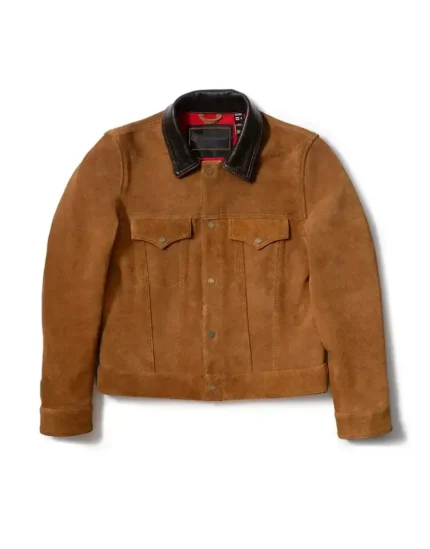 Full-Grain Brown Cowhide Leather Jacket