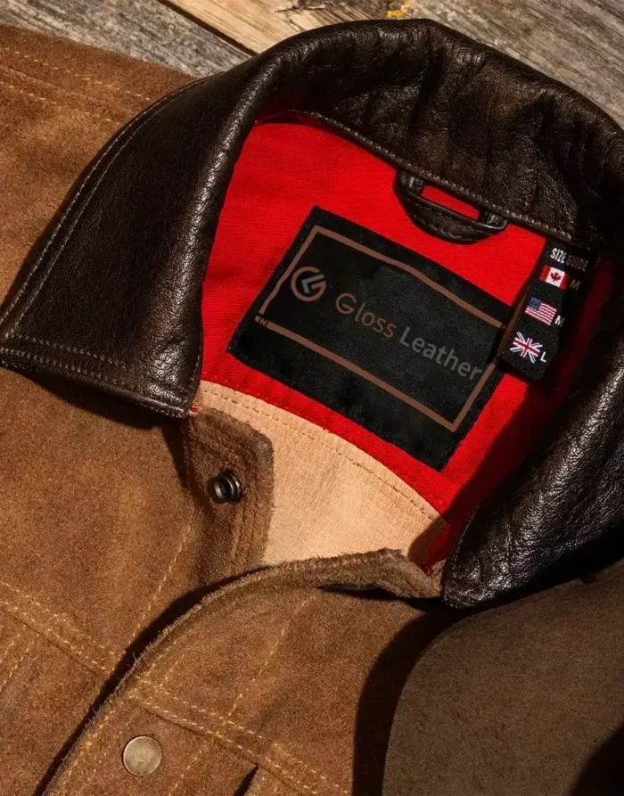 Full-Grain Brown Cowhide Leather Jacket