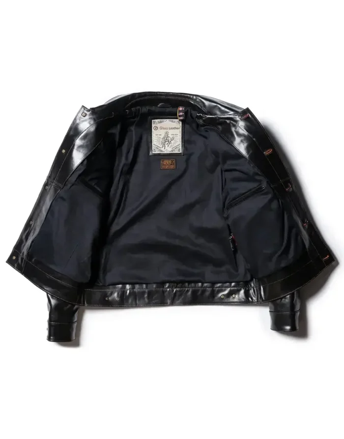 The Convoy 25 Black Leather Jacket