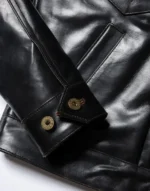 The Convoy 25 Black Leather Jacket