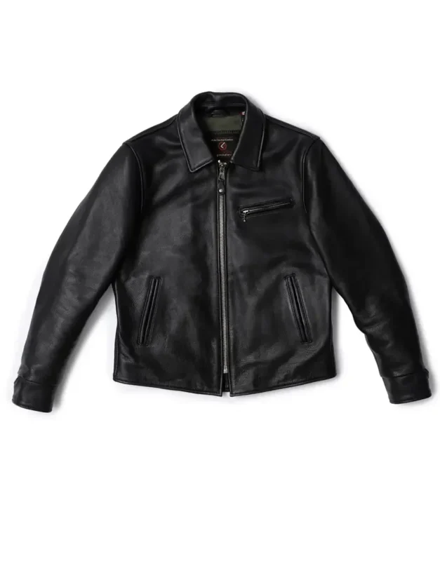 Gloss Leather – Bonneville Half Belt Jacket