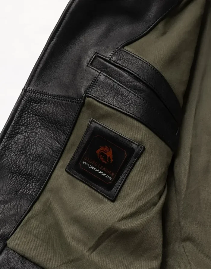Nova Double Rider Black Leather Jacket