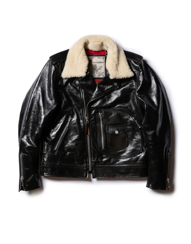 DAWSON Double Rider Black Leather Jacket