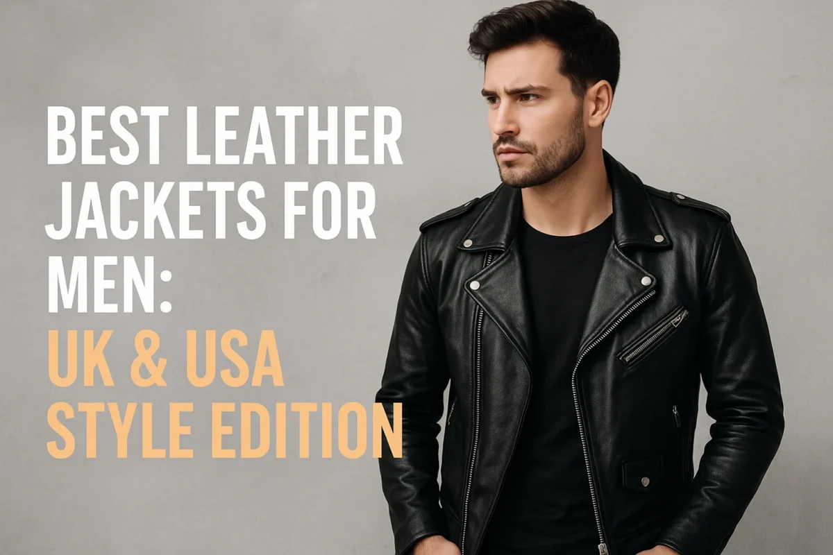 Best Leather Jackets for Men: UK & USA Style Edition